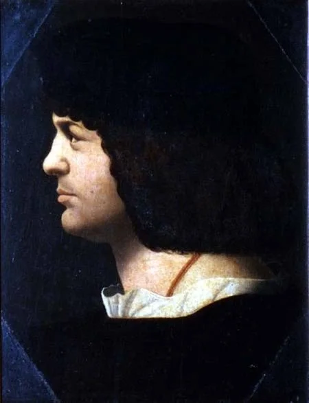 Portrait of a man, by Bernardino de' Conti, unspecified, 1496