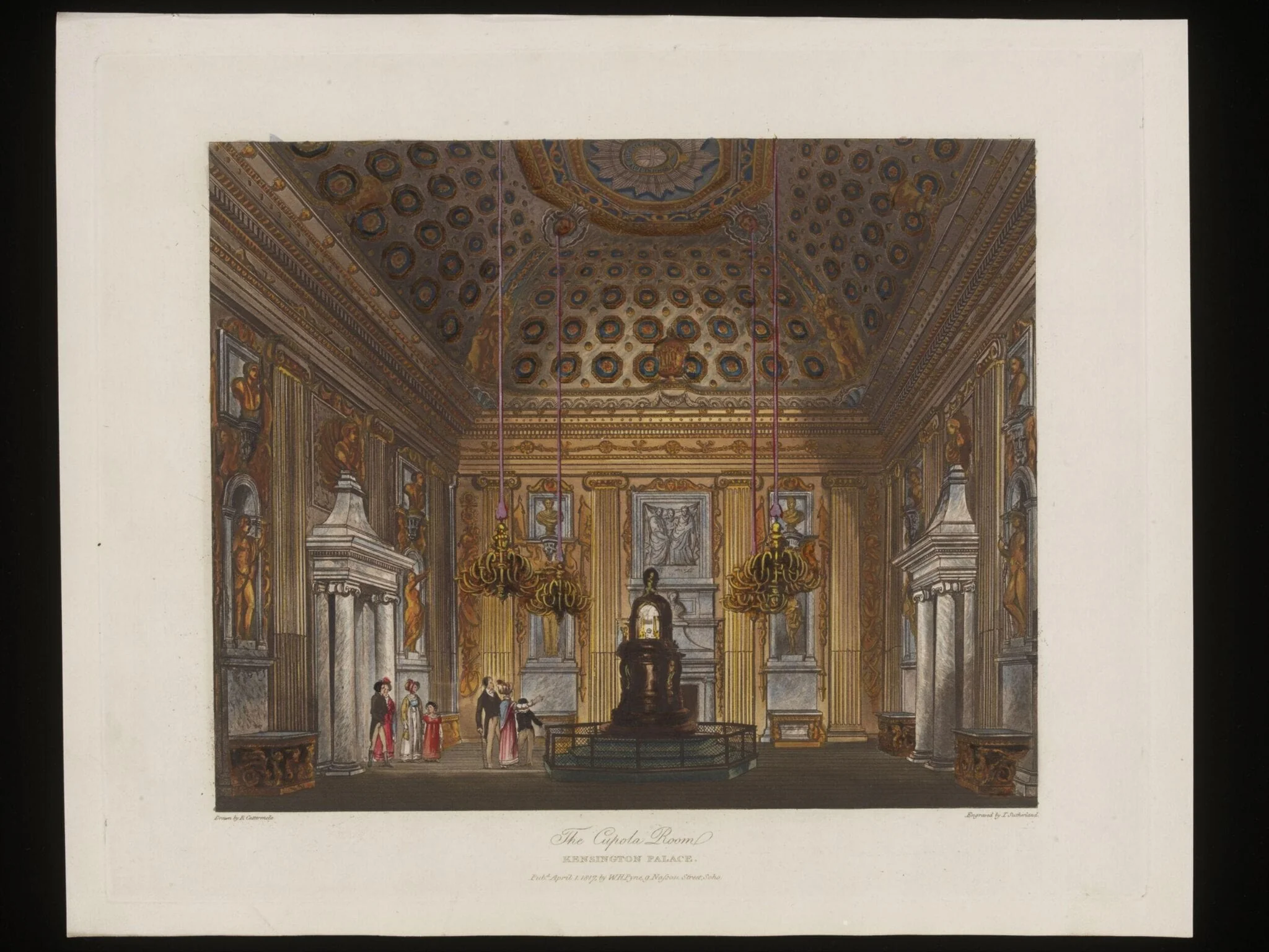 View of the Cupola Room, by William Kent, 1816
