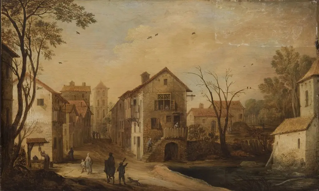 Street in an Italian Village