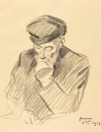 Portrait de Renoir (4e planche) (Portrait of Renoir) (fourth plate)