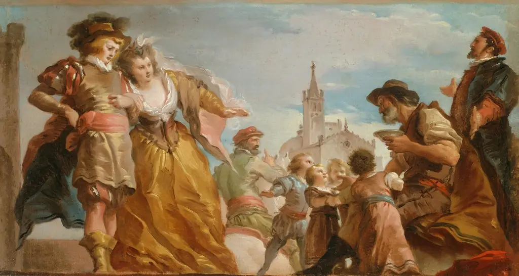 The Meeting of Gautier, Count of Antwerp, and his Daughter, Violante