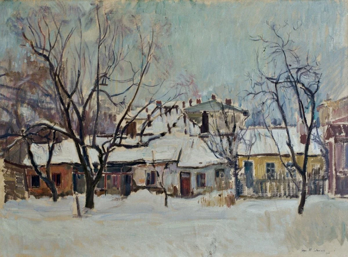 Iarna (în cartierul Grădina Icoanei)