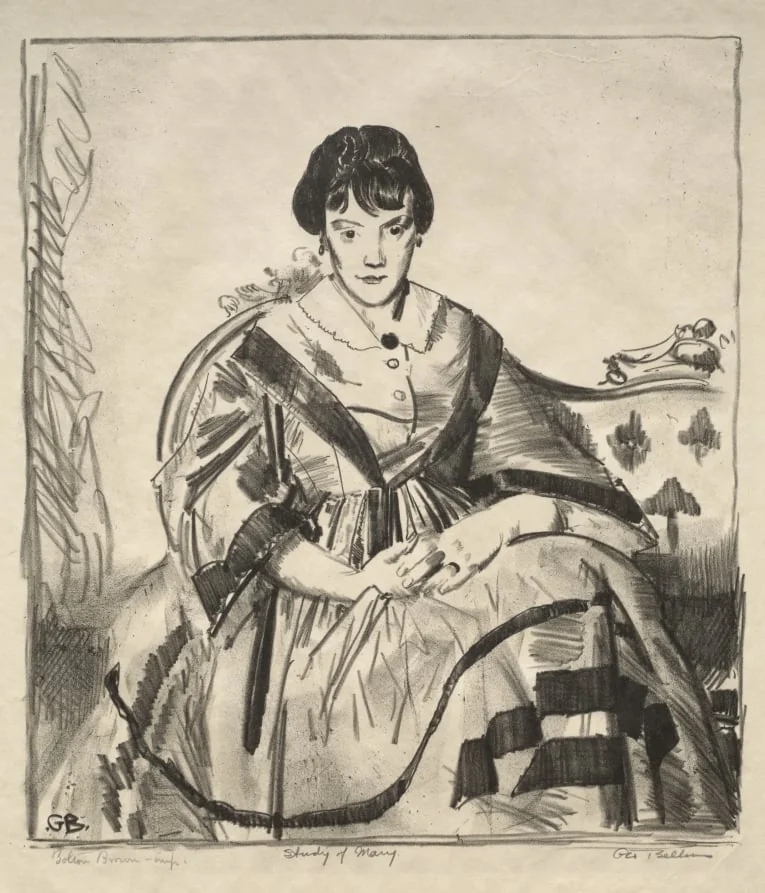 Study of Mary, by George Bellows, 1923
