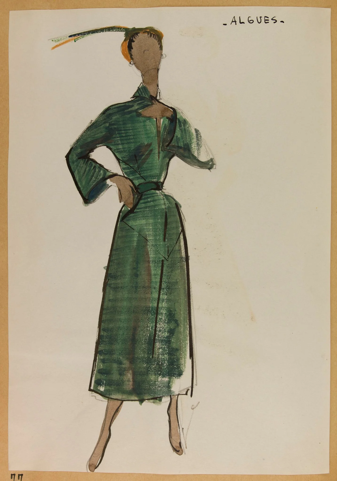 Algues, by Carven, 1952