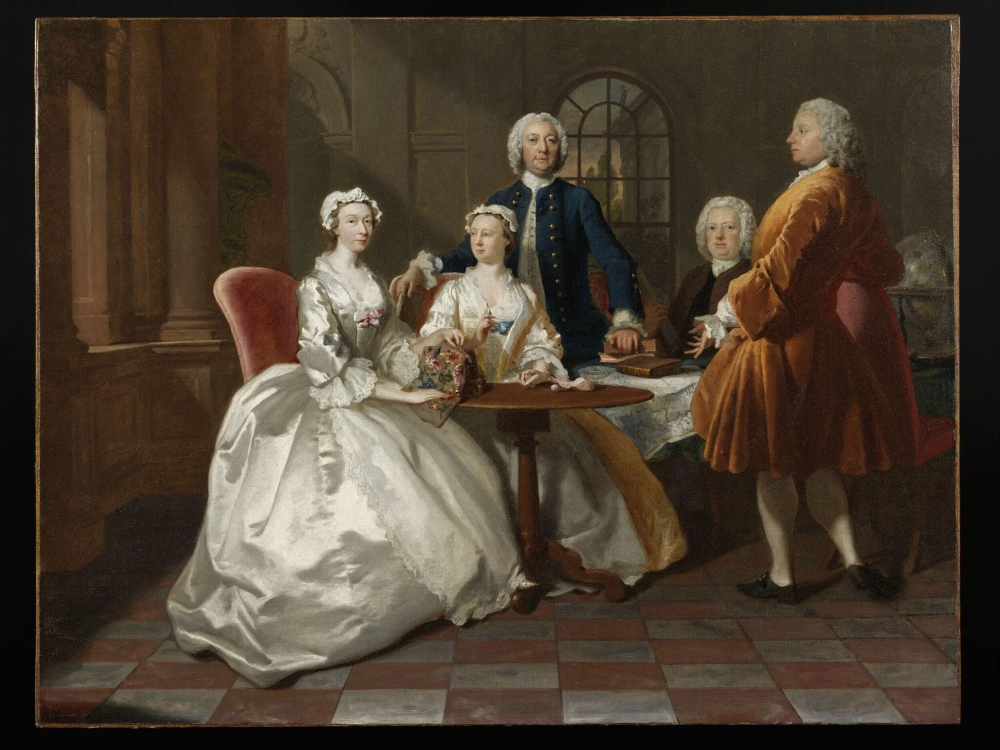 A portrait of the Vigor Family: Jane Vigor, Joseph Vigor, Ann Vigor, William Vigor and probably John Penn