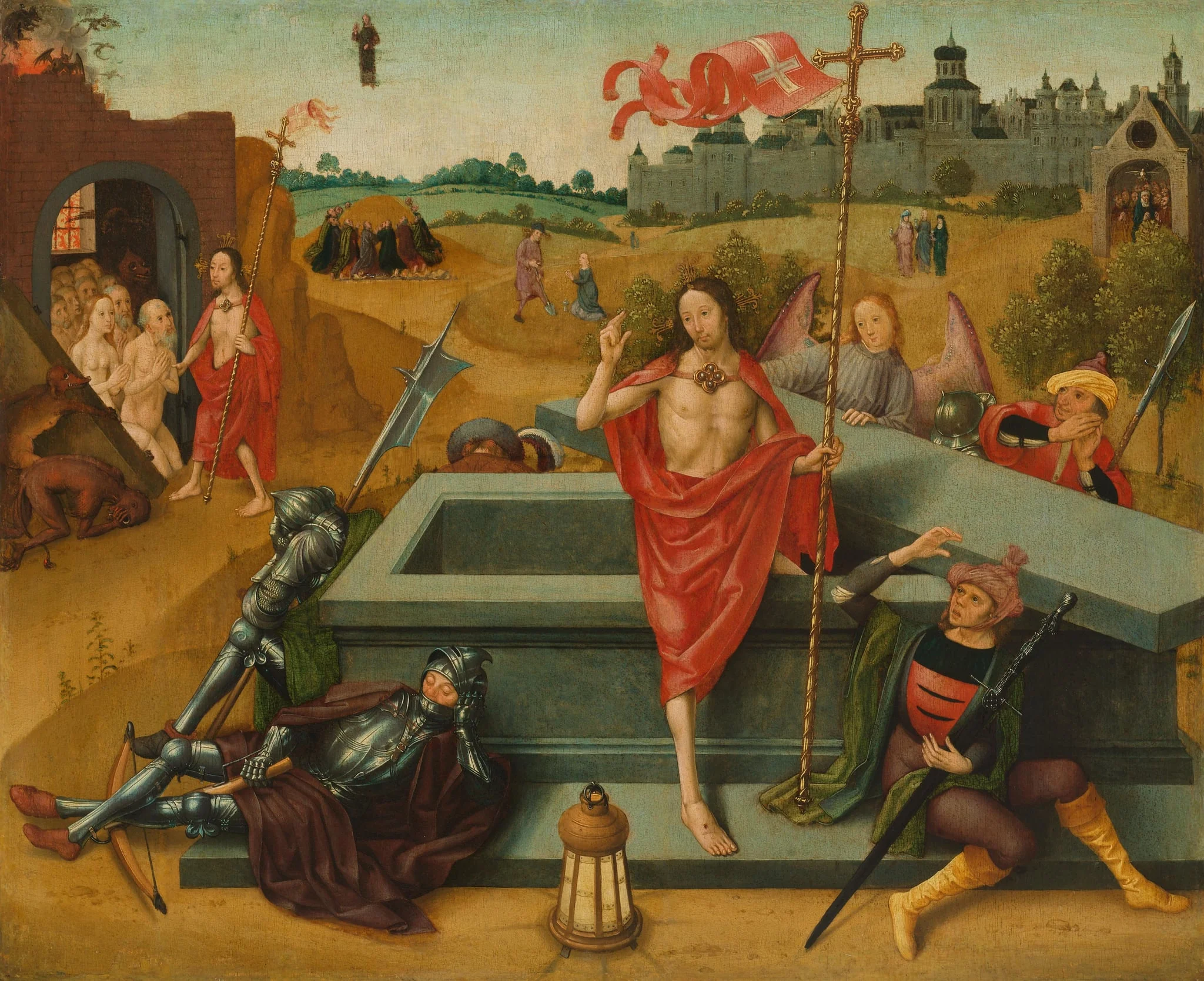 Resurrection of Christ, by Unknown, unspecified, 1485