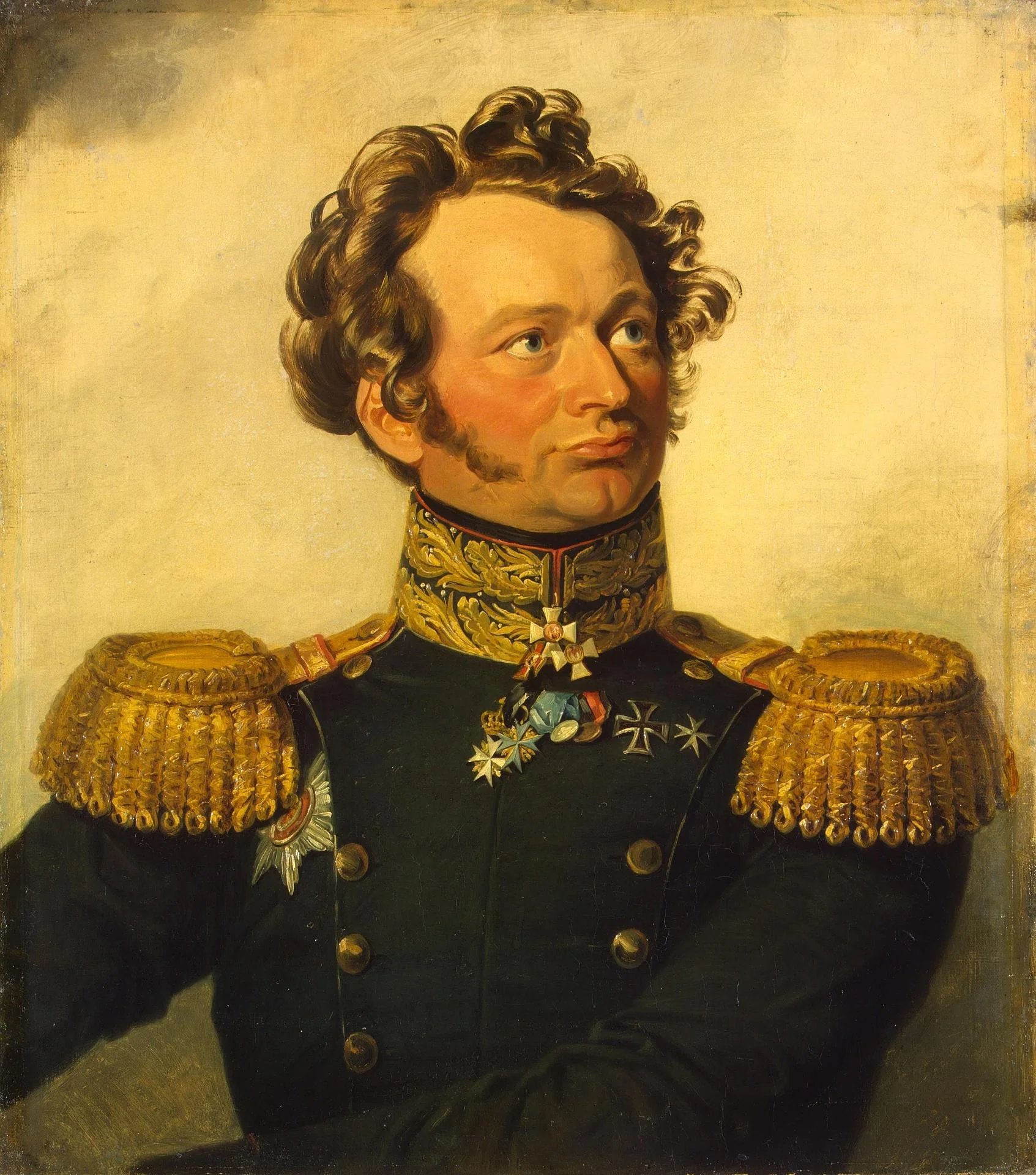 Portrait of Karl I. Bistrom (1770-1838) (1st), by George Dawe, oil, 1822