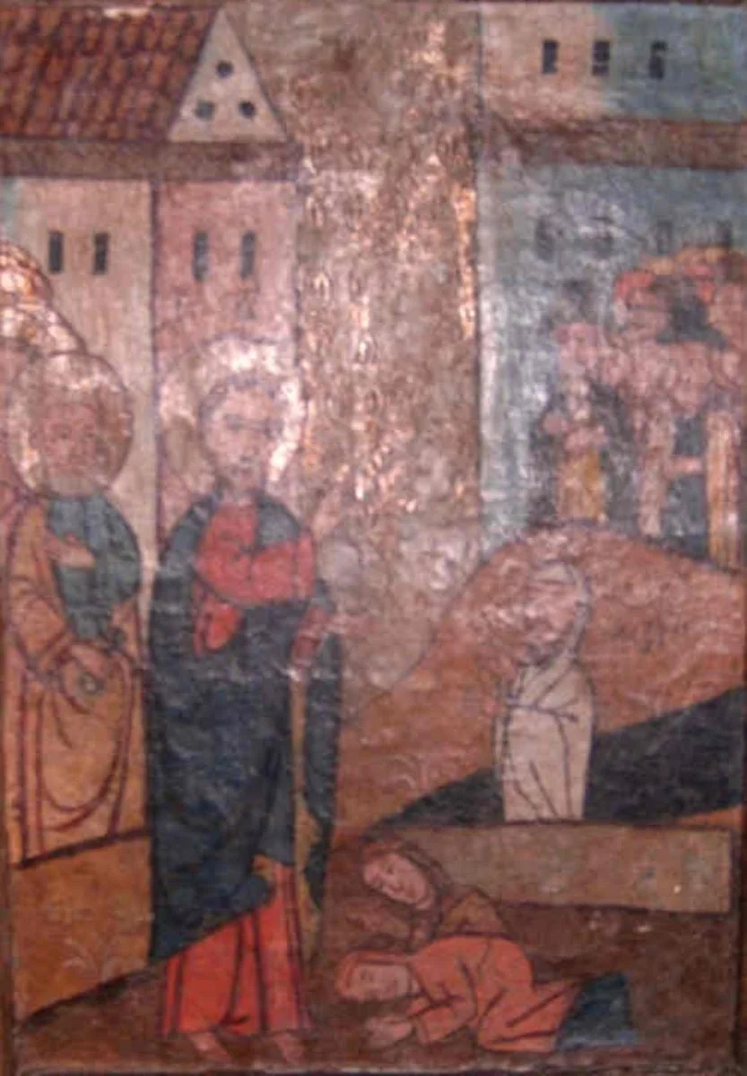 Învierea lui Lazăr, by Unknown, 1850