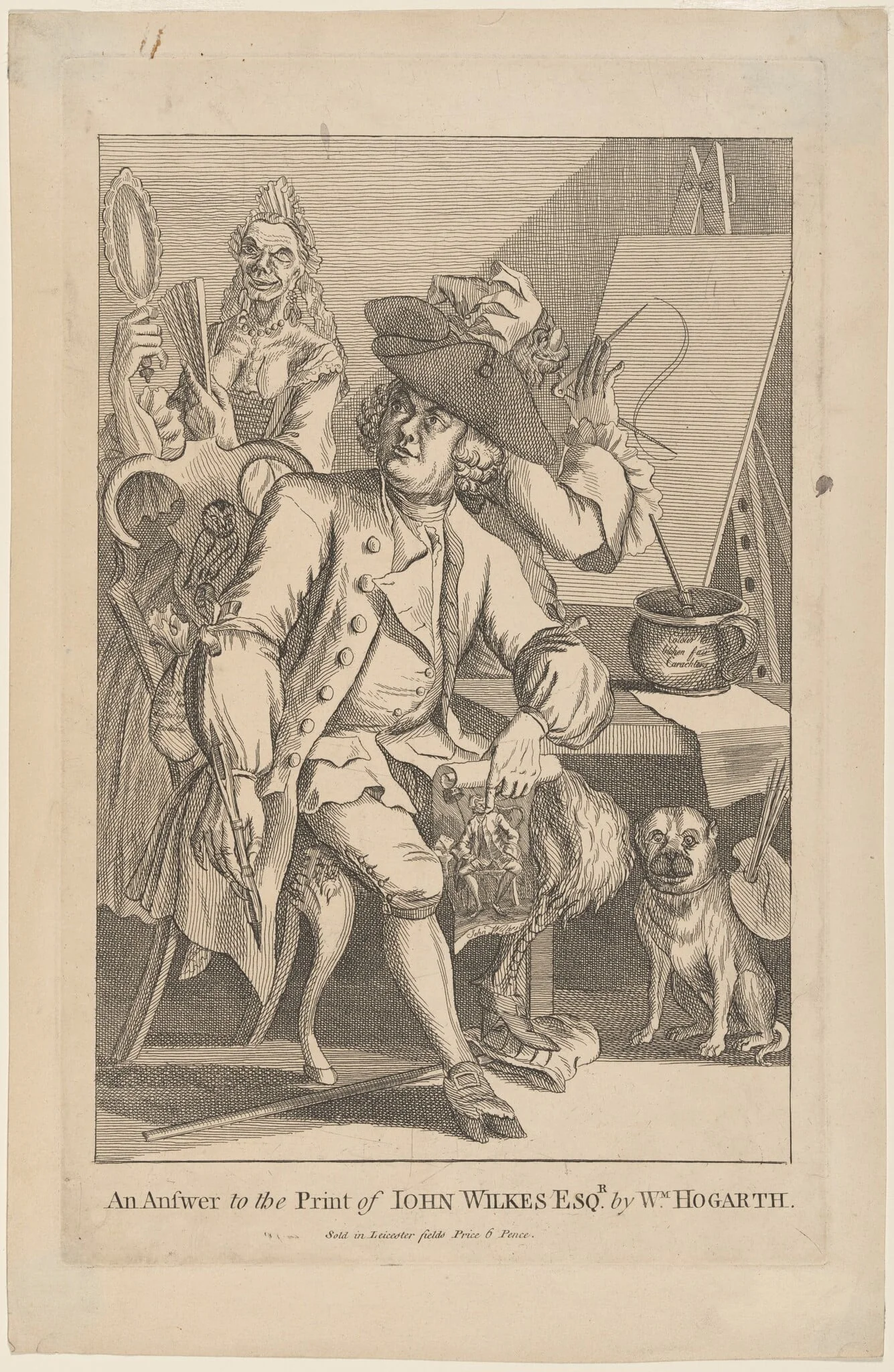 An Answer to the Print of John Wilkes Esq. by Wm. Hogarth
