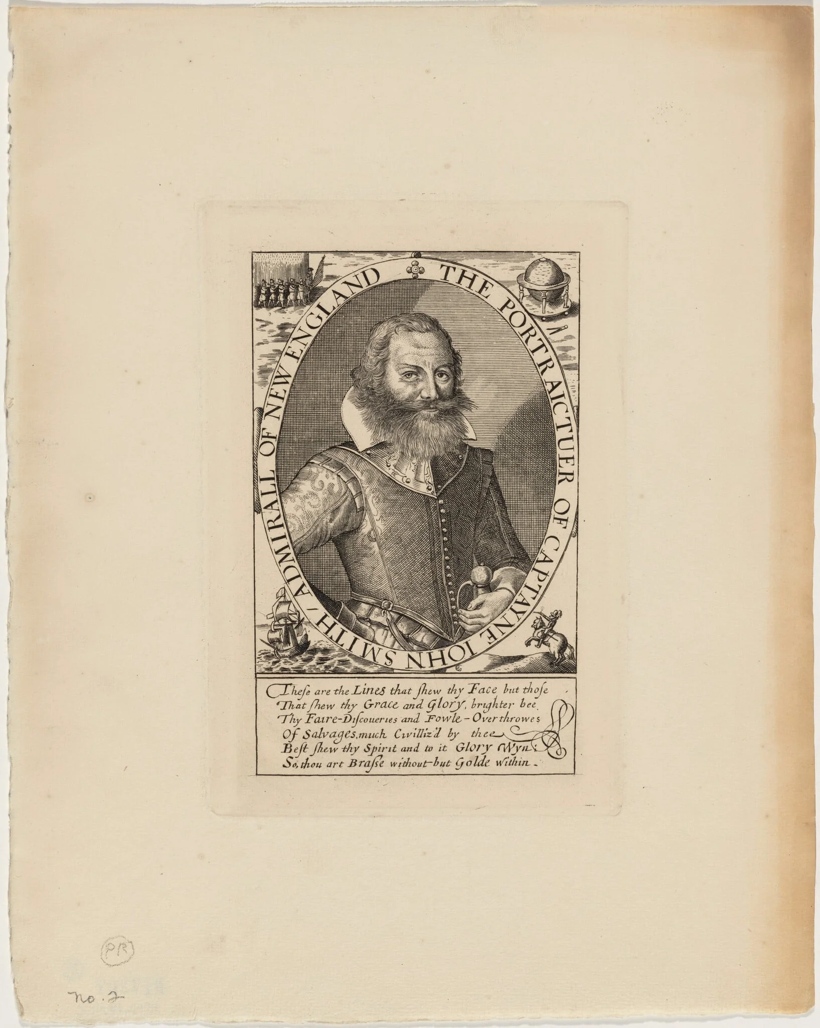 Captain John Smith, by Unknown 19th Century, 1850