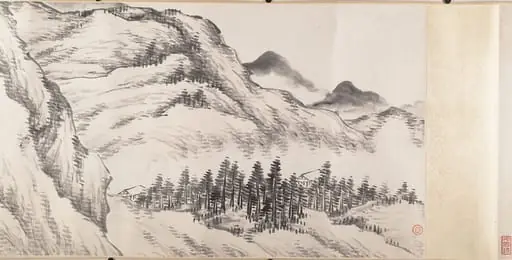 清  松年  山水  手卷|Landscape