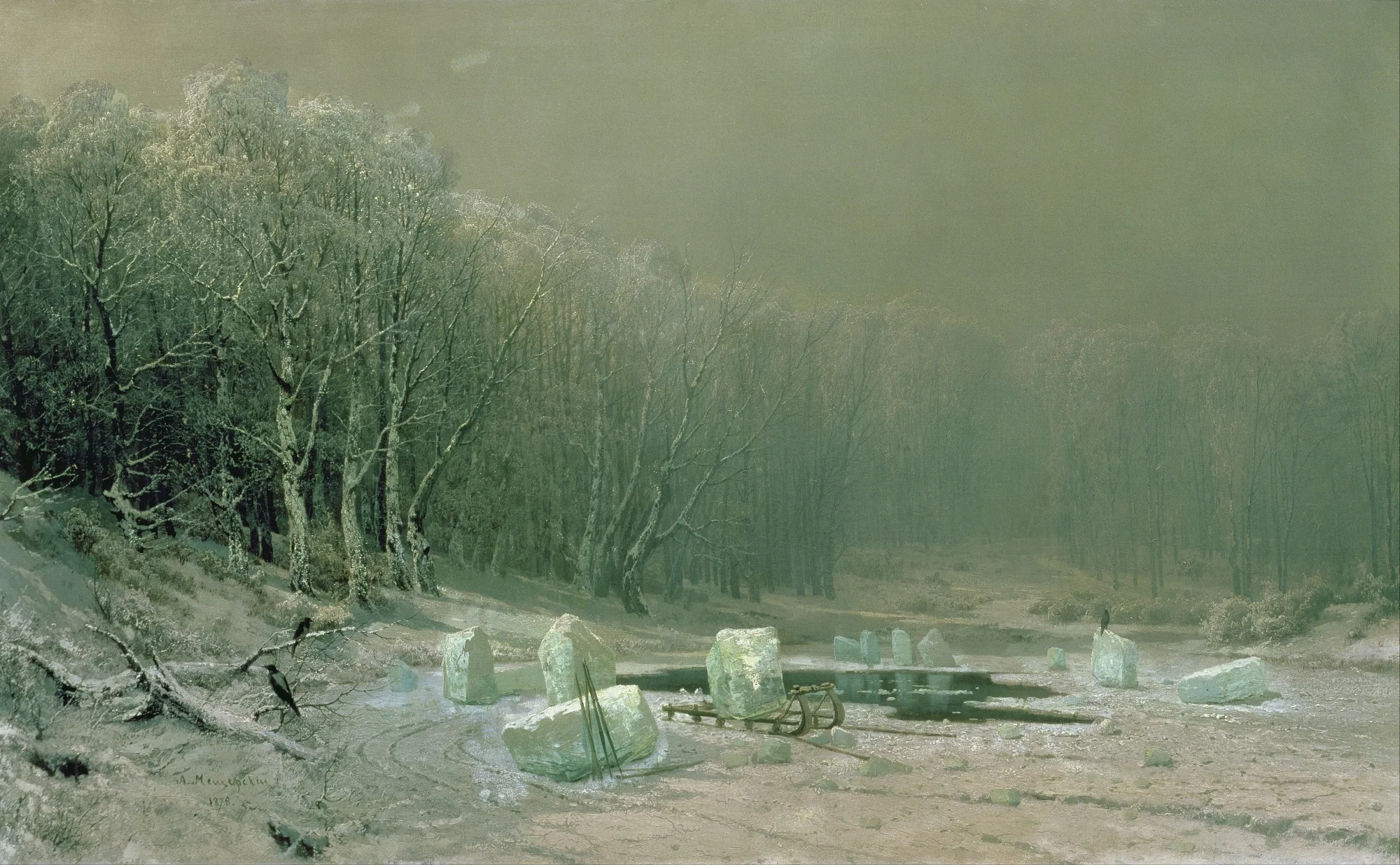 Winter, the Laying Off of Ice