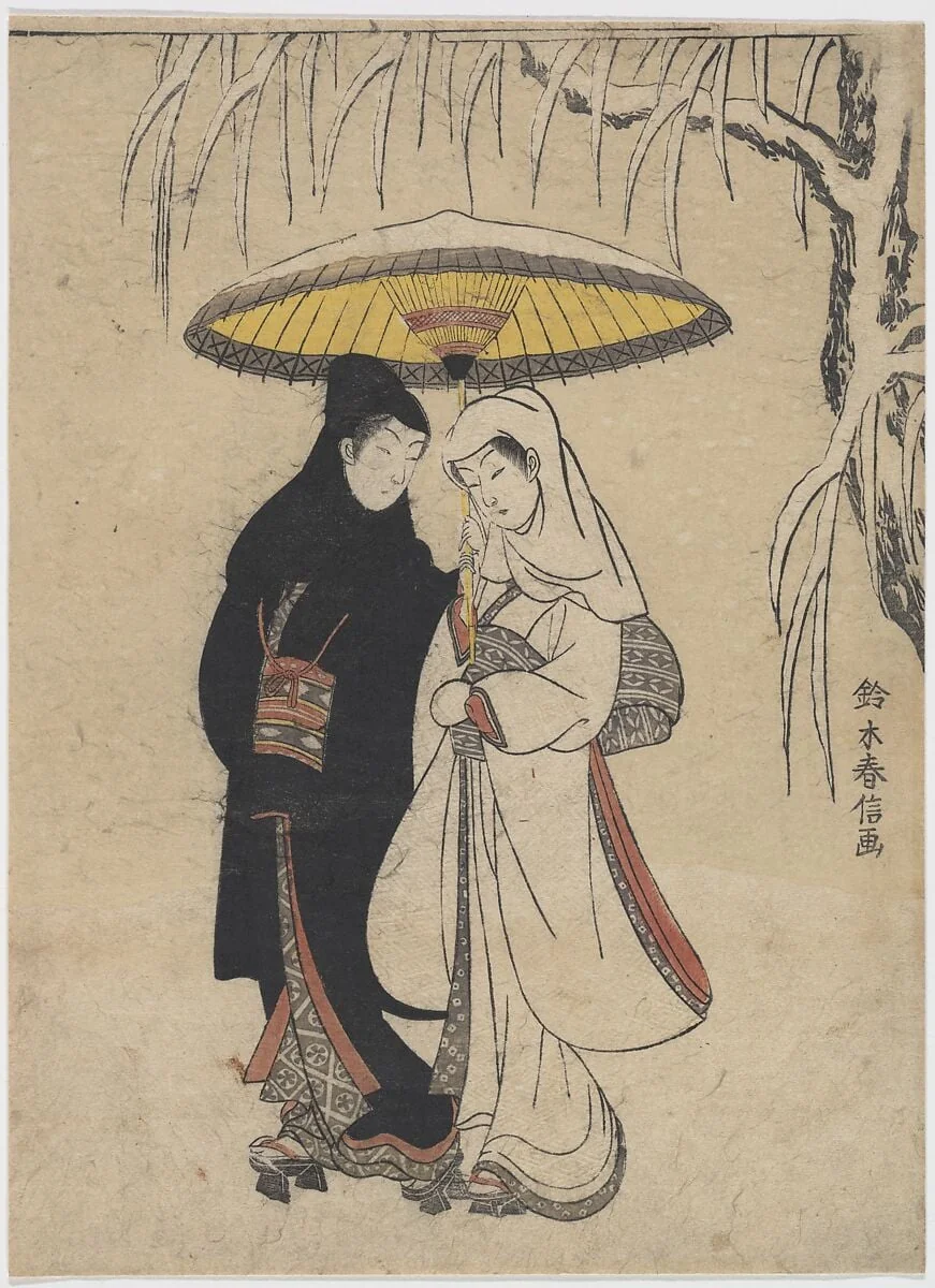 Untitled, by Suzuki Harunobu, ink, 1769