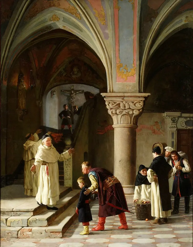 To the monastic boarding school