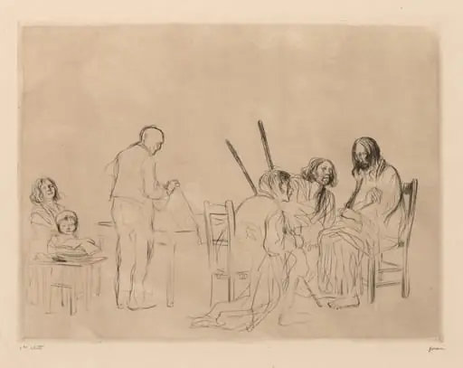 Before the Supper at Emmaus