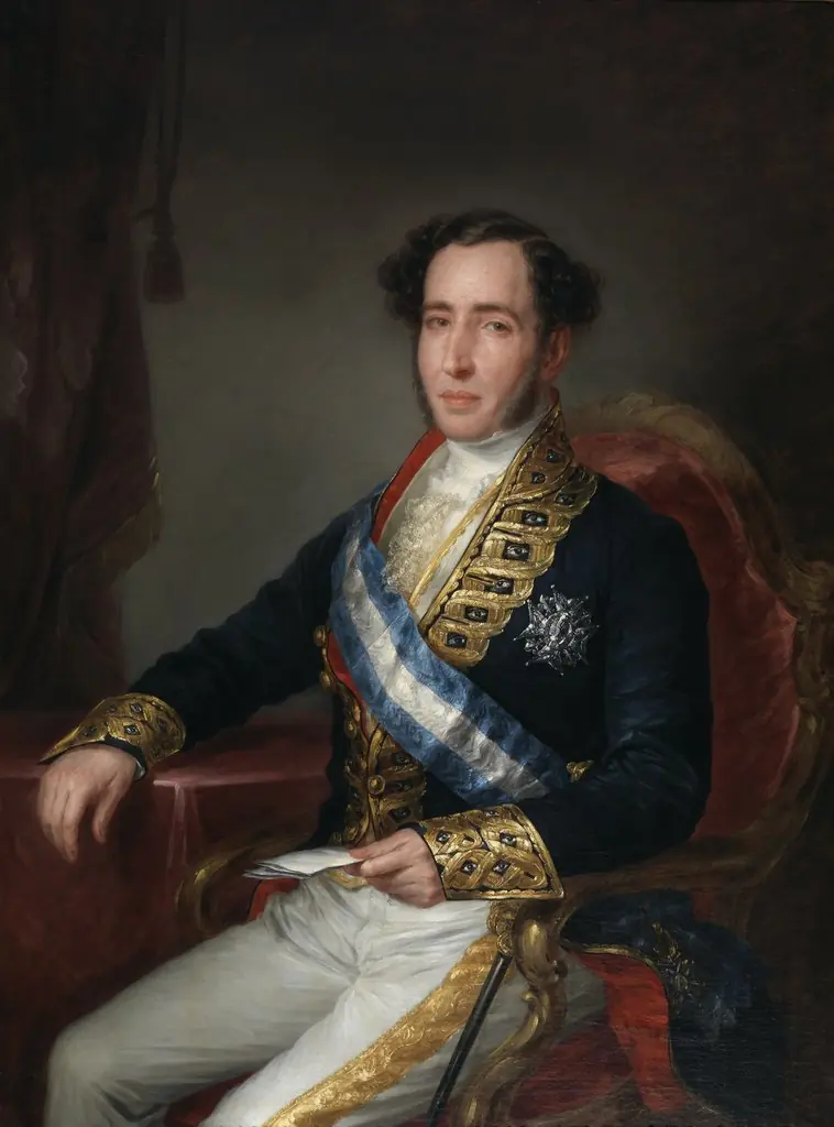 Manuel de Seijas Lozano ministro de Comercio Instrucción y Obras Públicas