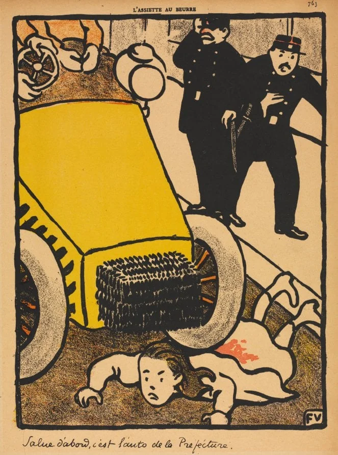 Salute first..., by Félix Vallotton, 1901