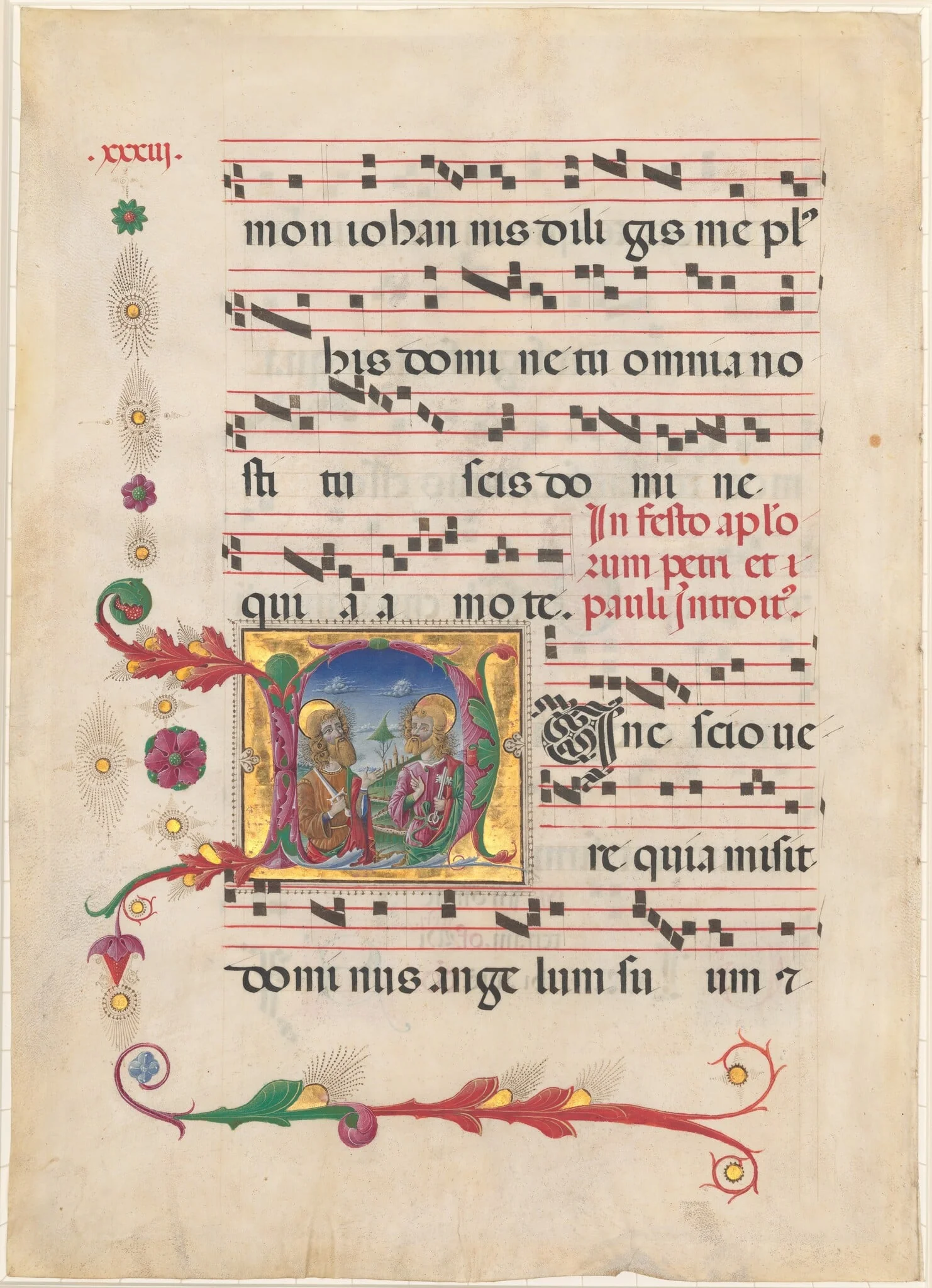 Saints Peter and Paul, by Ludovico Gaci, 1489