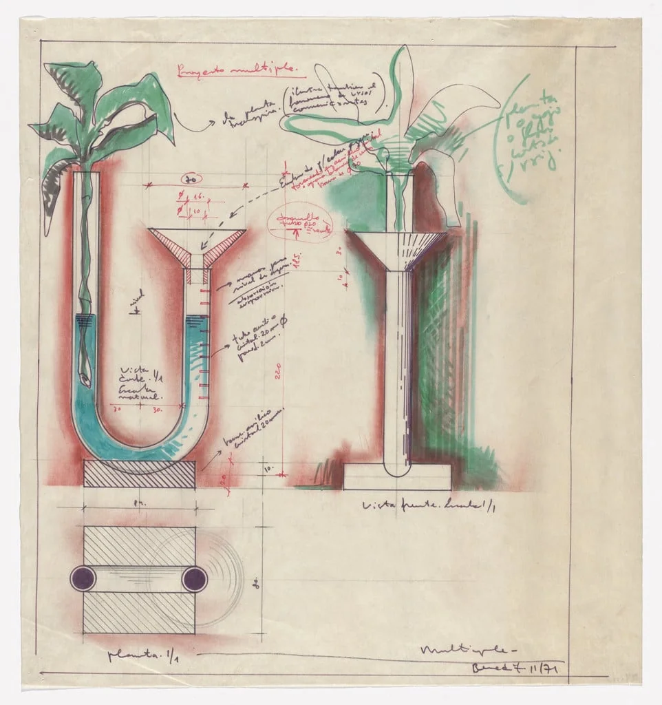 Untitled, by Luis Fernando Benedit, graphite, 1971