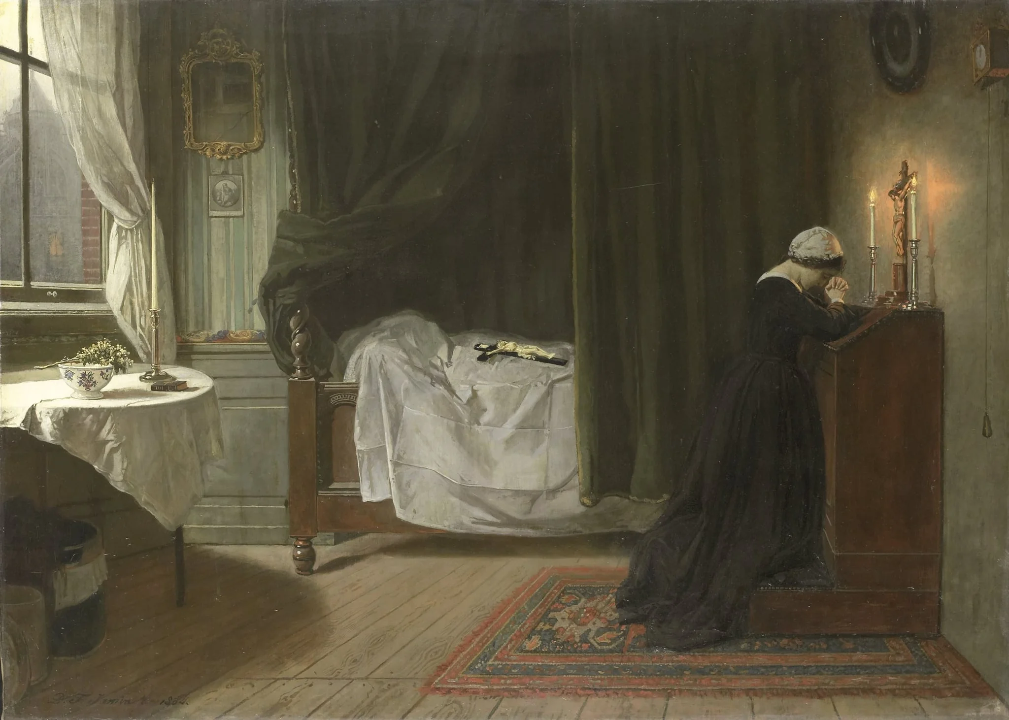 Prayer for the Deceased, by Unknown, unspecified, 1864