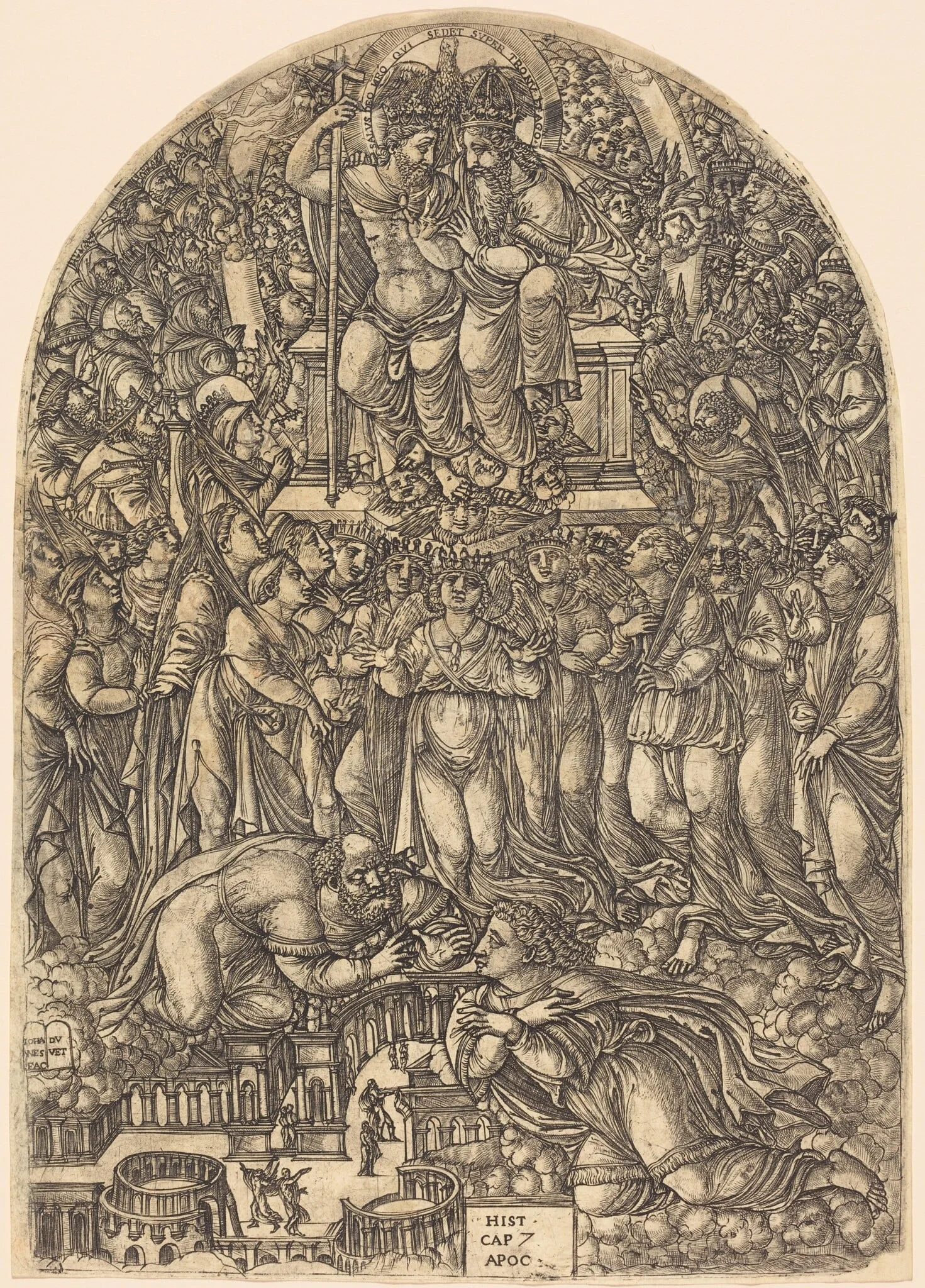 The Multitude Which Stands before the Throne, by Jean Duvet, ink, 1551