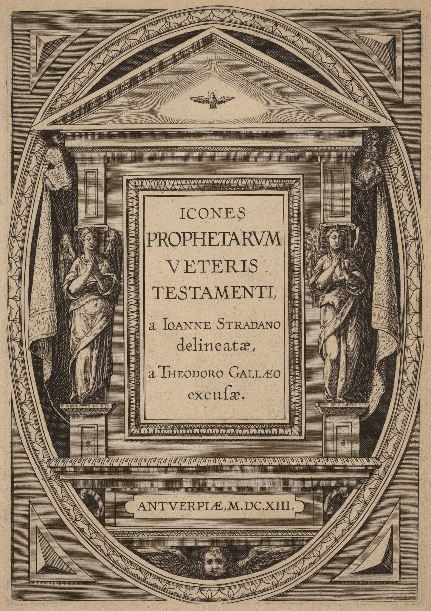 Title Page, by Theodor Galle, ink, 1613
