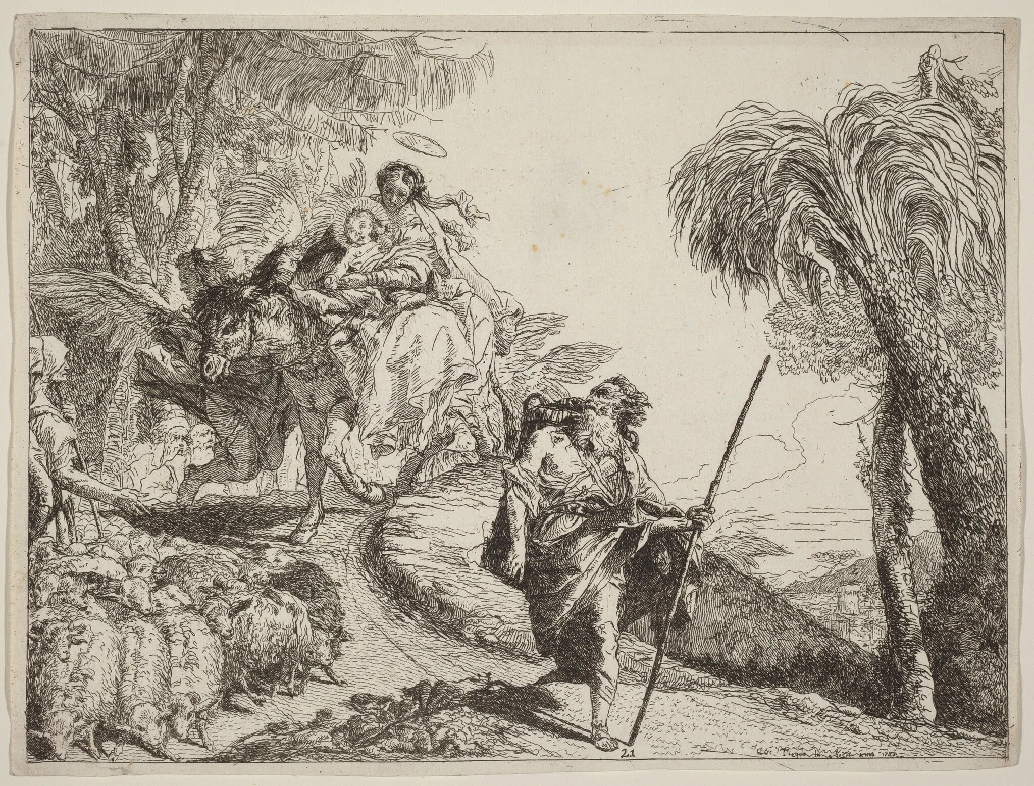 The Flight with Joseph in the Foreground