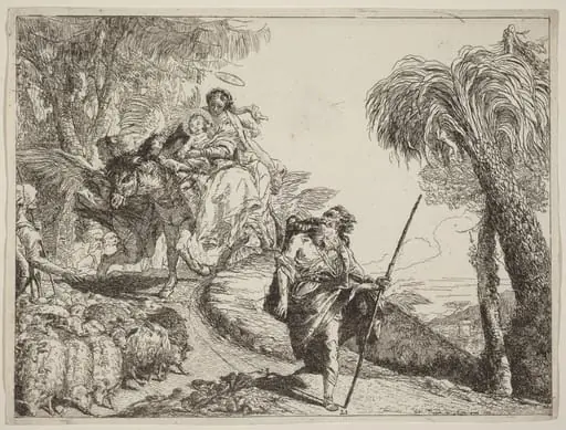 The Flight with Joseph in the Foreground