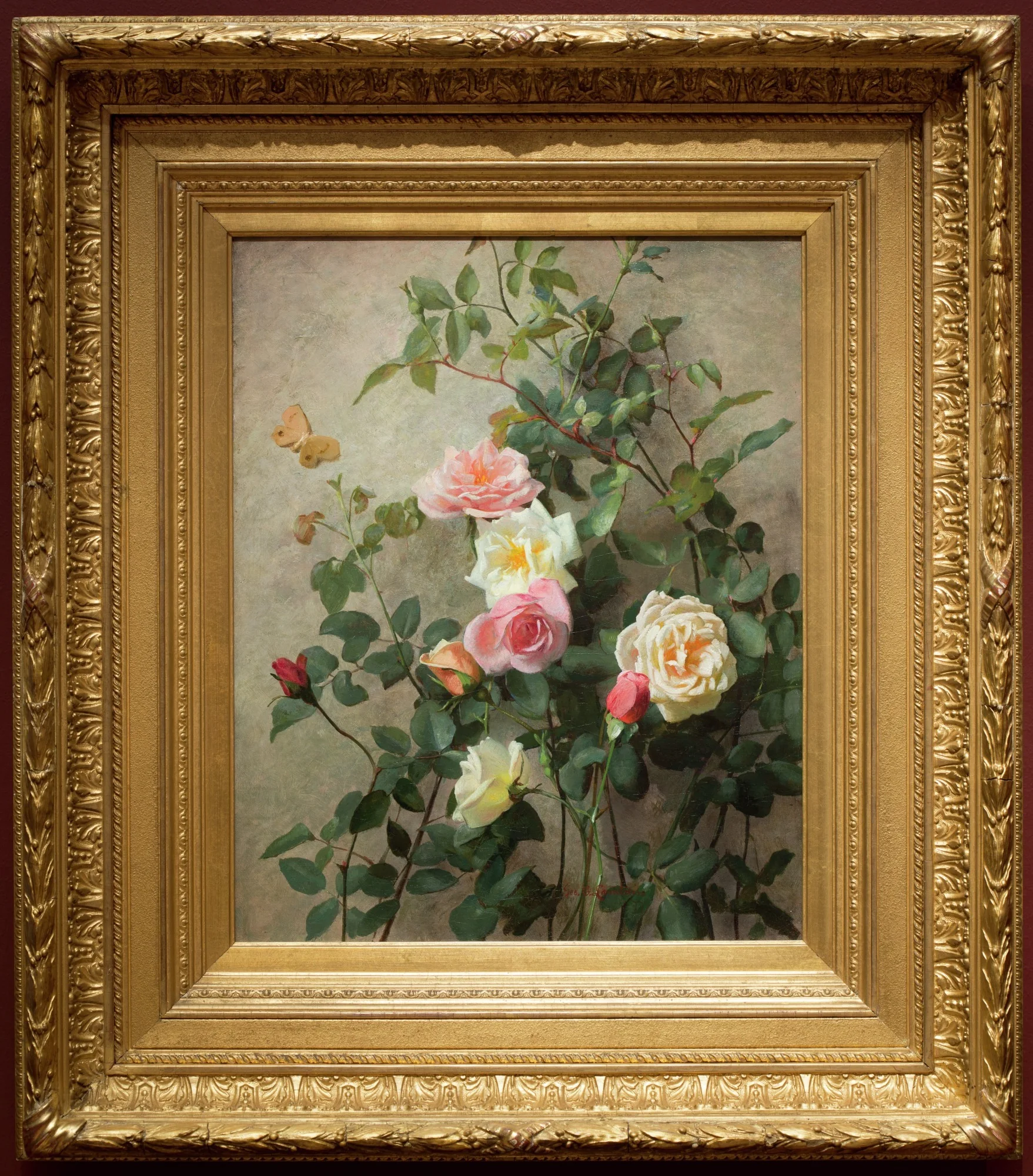 Roses on a Wall