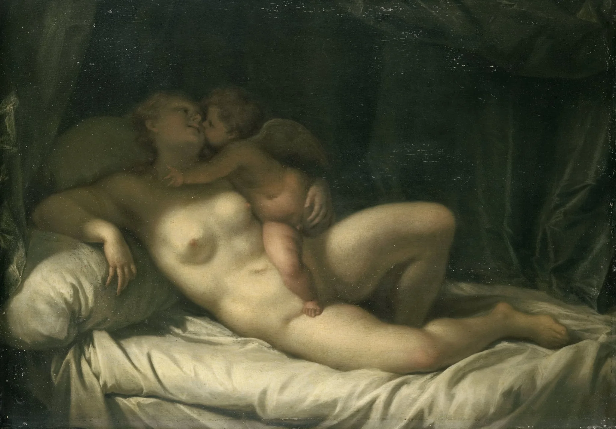 Amor Kissing Venus