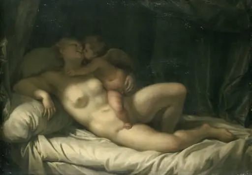 Amor Kissing Venus