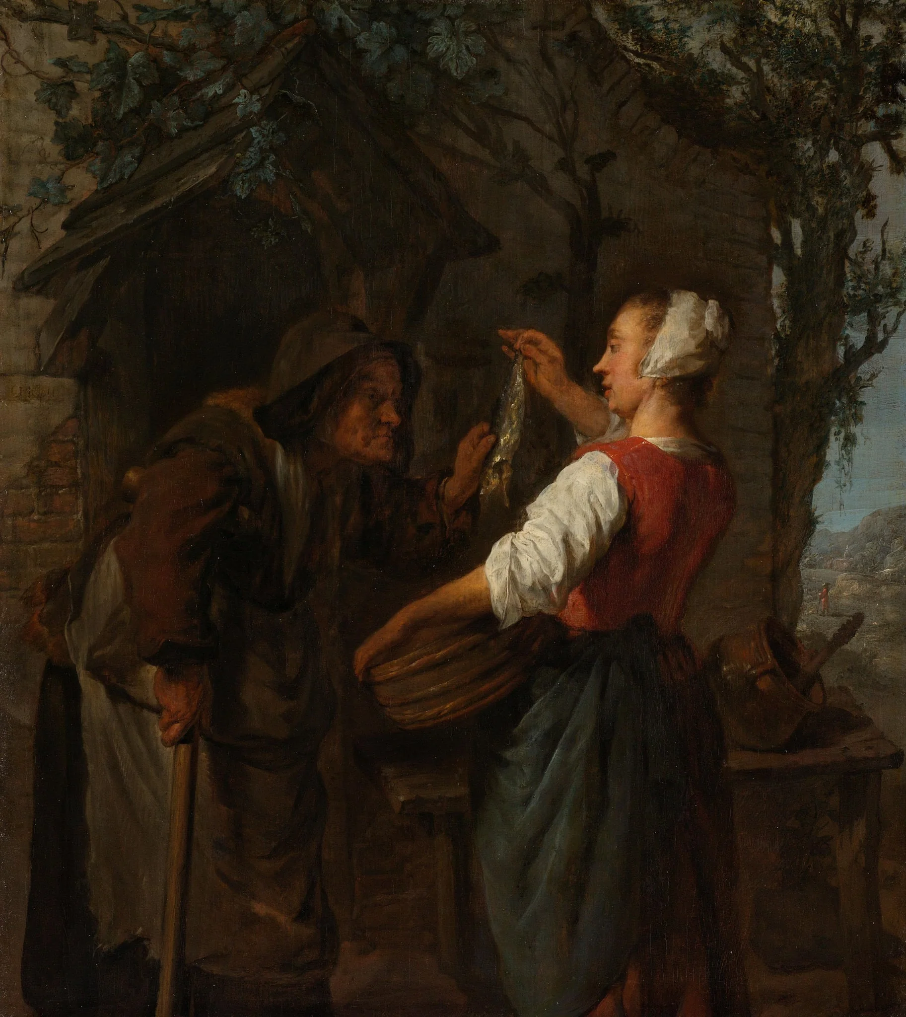 De haringkoopvrouw