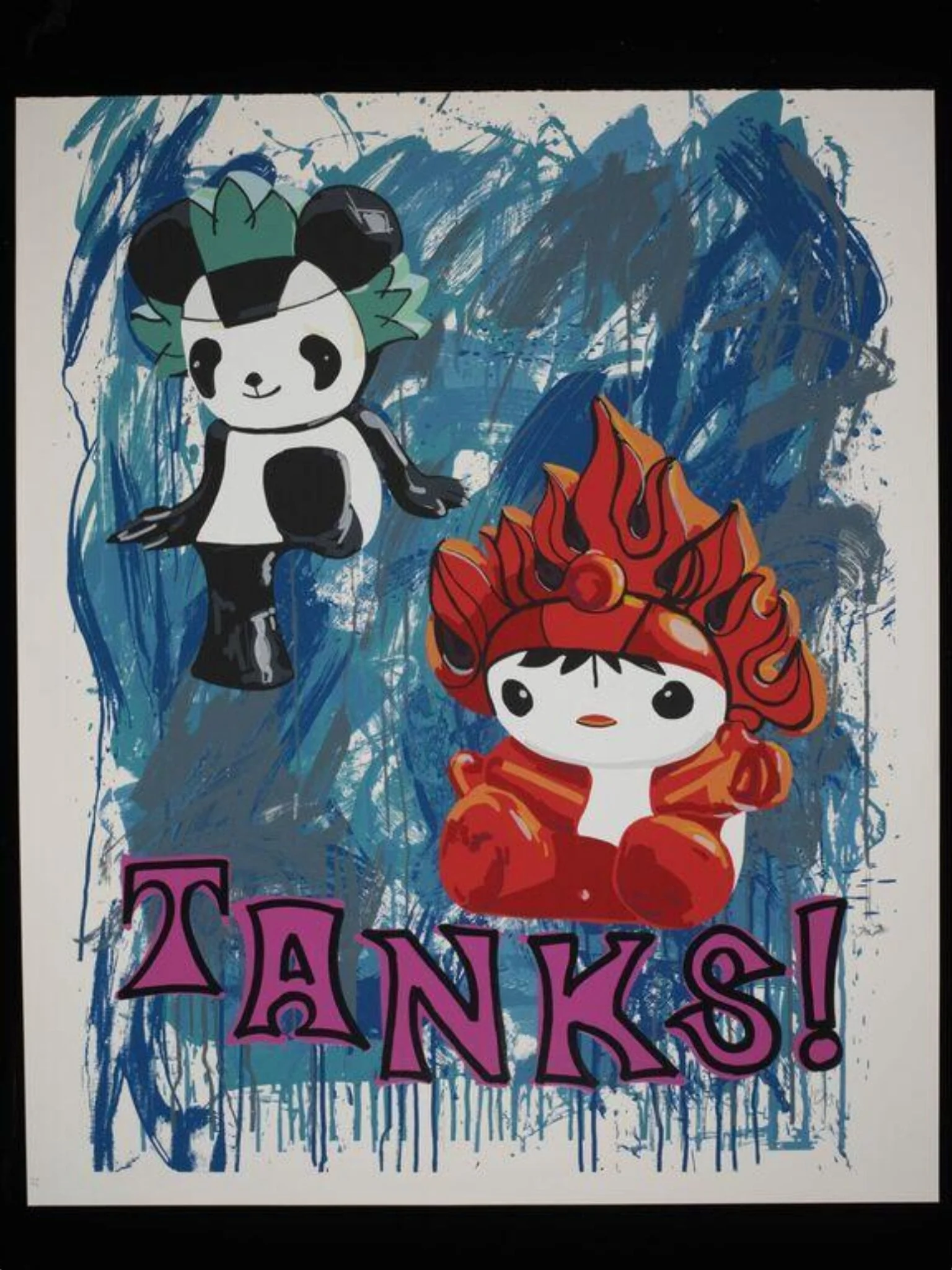 Tanks!, by Ian Gonczarow, ink, 2009