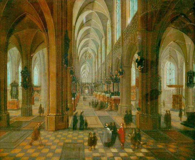 Interior of Antwerp Cathedral
