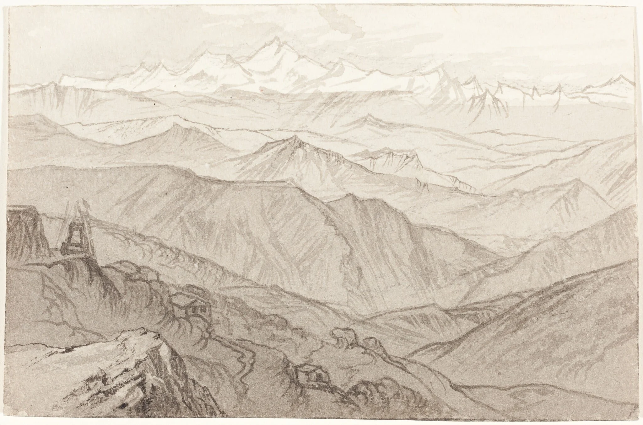 Mount Kinchinjunga (All Things Fair), by Edward Lear, 1874