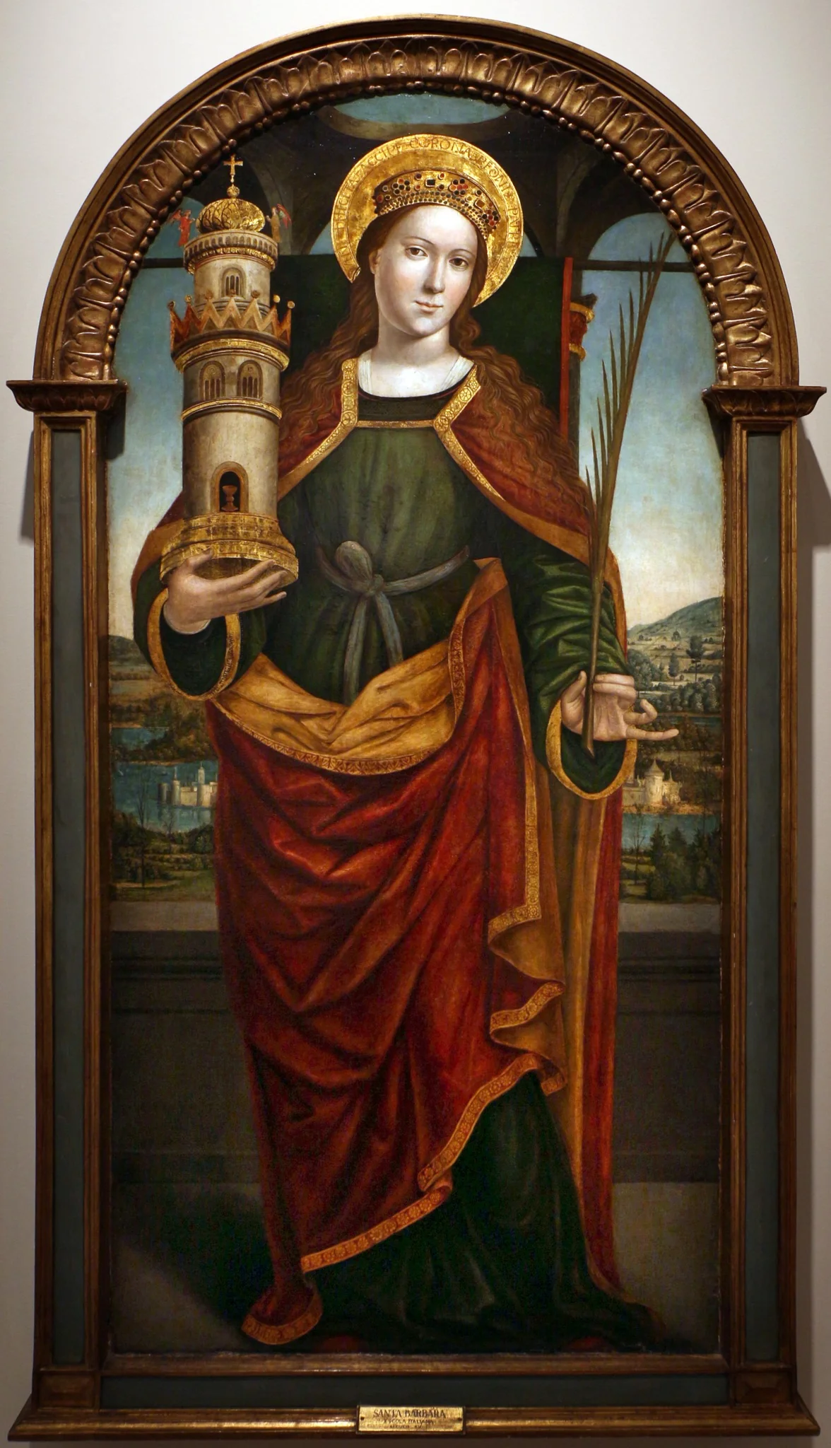 Santa Bárbara, by Unknown, unspecified, 1500