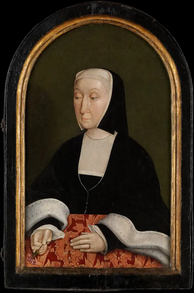 Portrait of Magdalena van Werdenburg (1464–1538), Countess of Egmond and wife of Jan (1438–1516), First Count of Egmond;