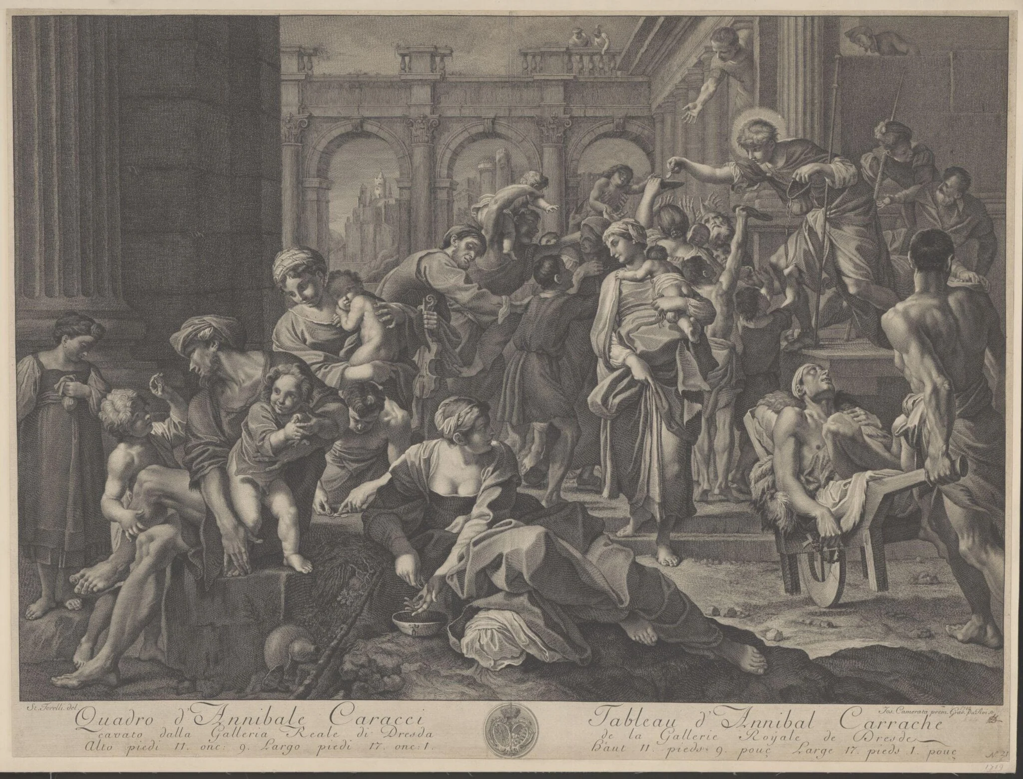 Untitled, by Giuseppe Camerata, 1750