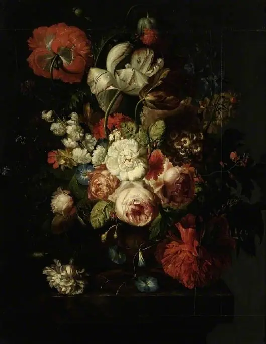 A vase of flowers