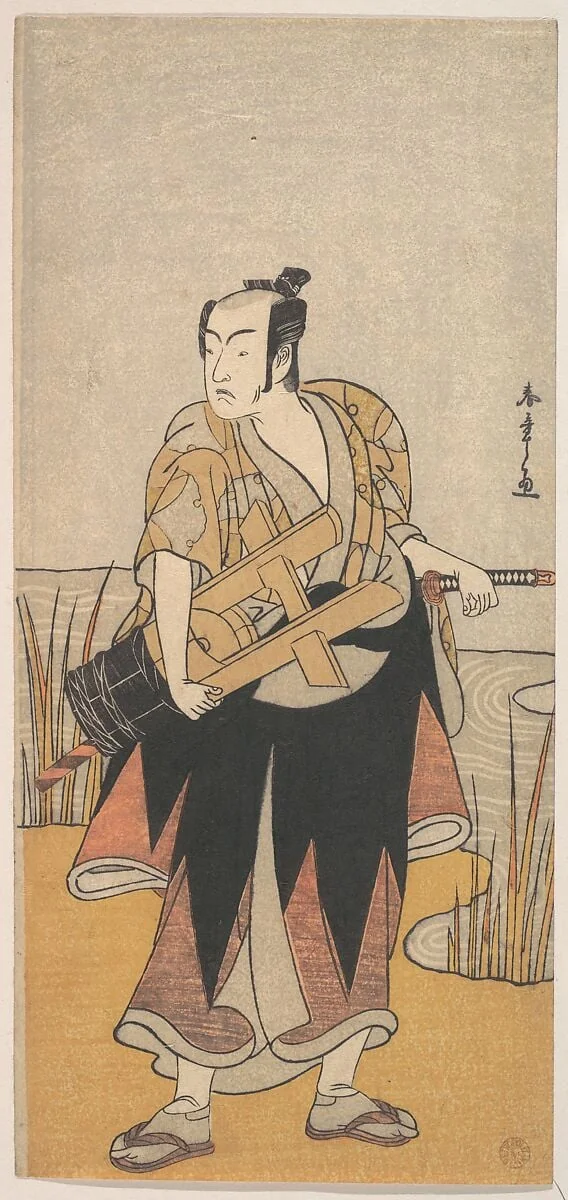 Untitled, by Katsukawa Shunshō, ink, 1785