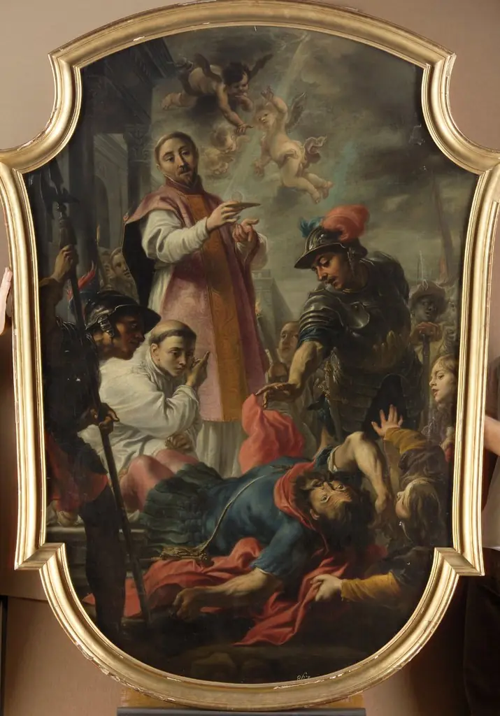 Conversion of St. William of Maleval by St. Bernard of Clairvaux