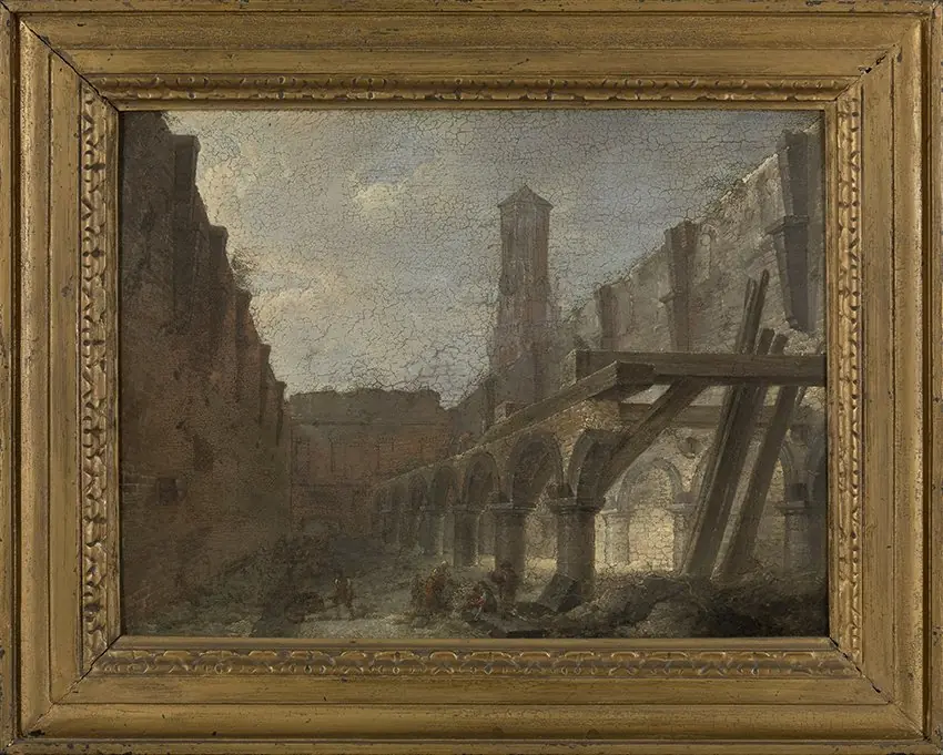 Afbraak van de Waterhalle in Brugge