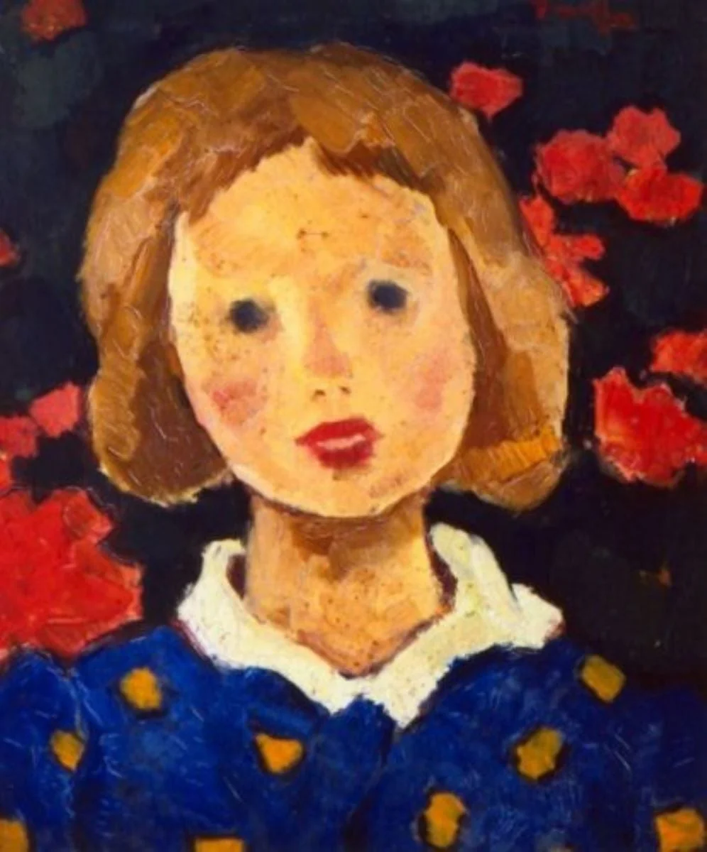 Portret de fetiță, by Nicolae Tonitza, unspecified, 1923