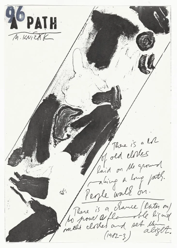 Untitled, by Milan Knížák, 1982