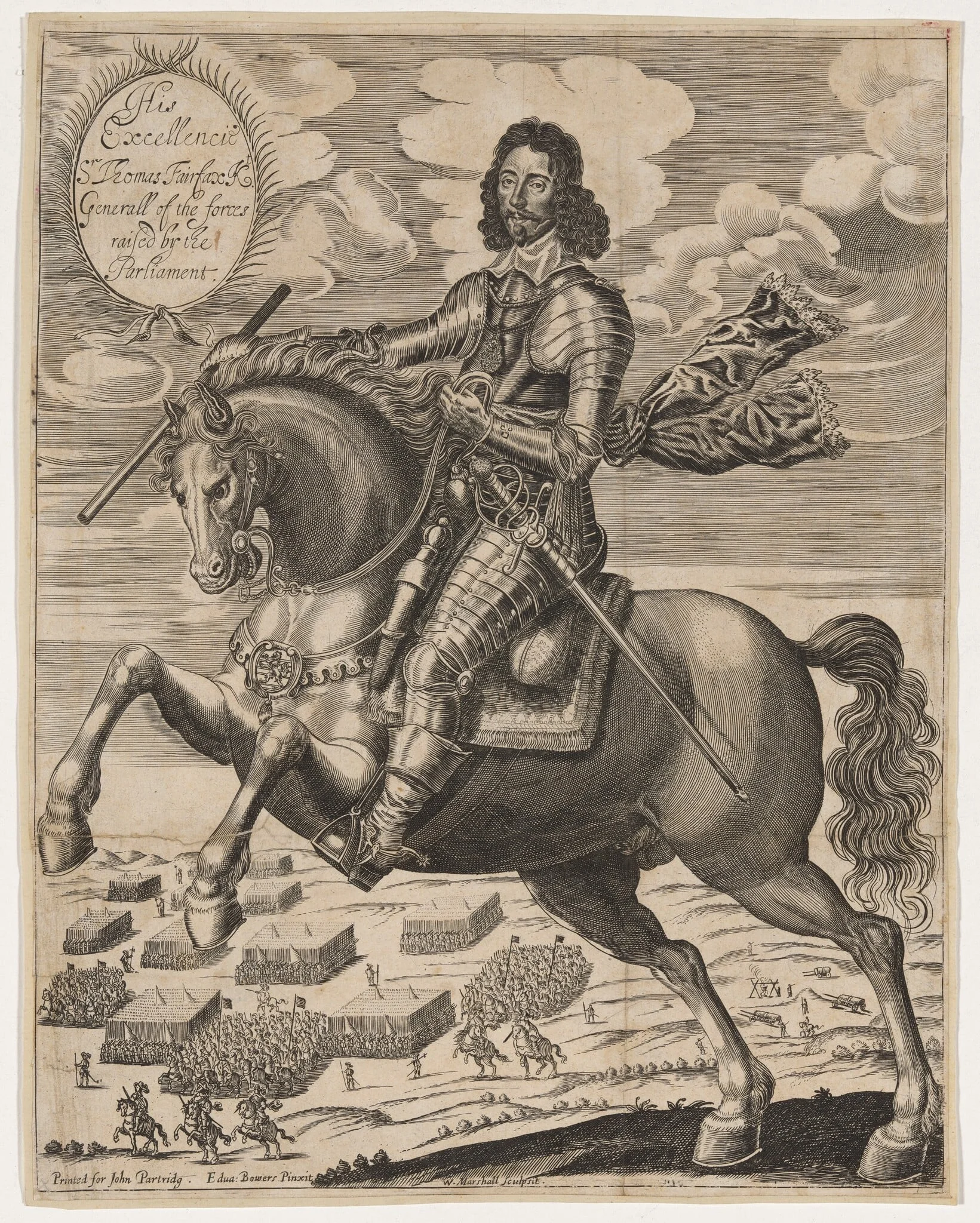Sir Thomas Fairfax, General of the Forces Raised by Parliament