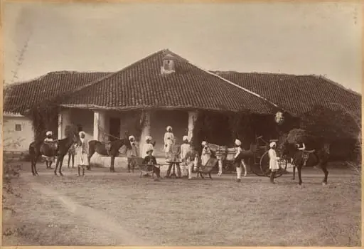 Dr. Morris and party, Jhansi (recto)