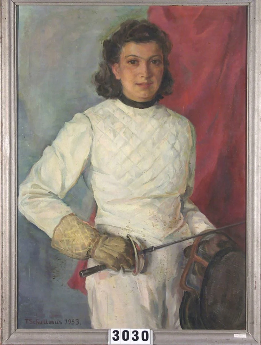 Tânără sportivă, by Trude Schullerus, unspecified