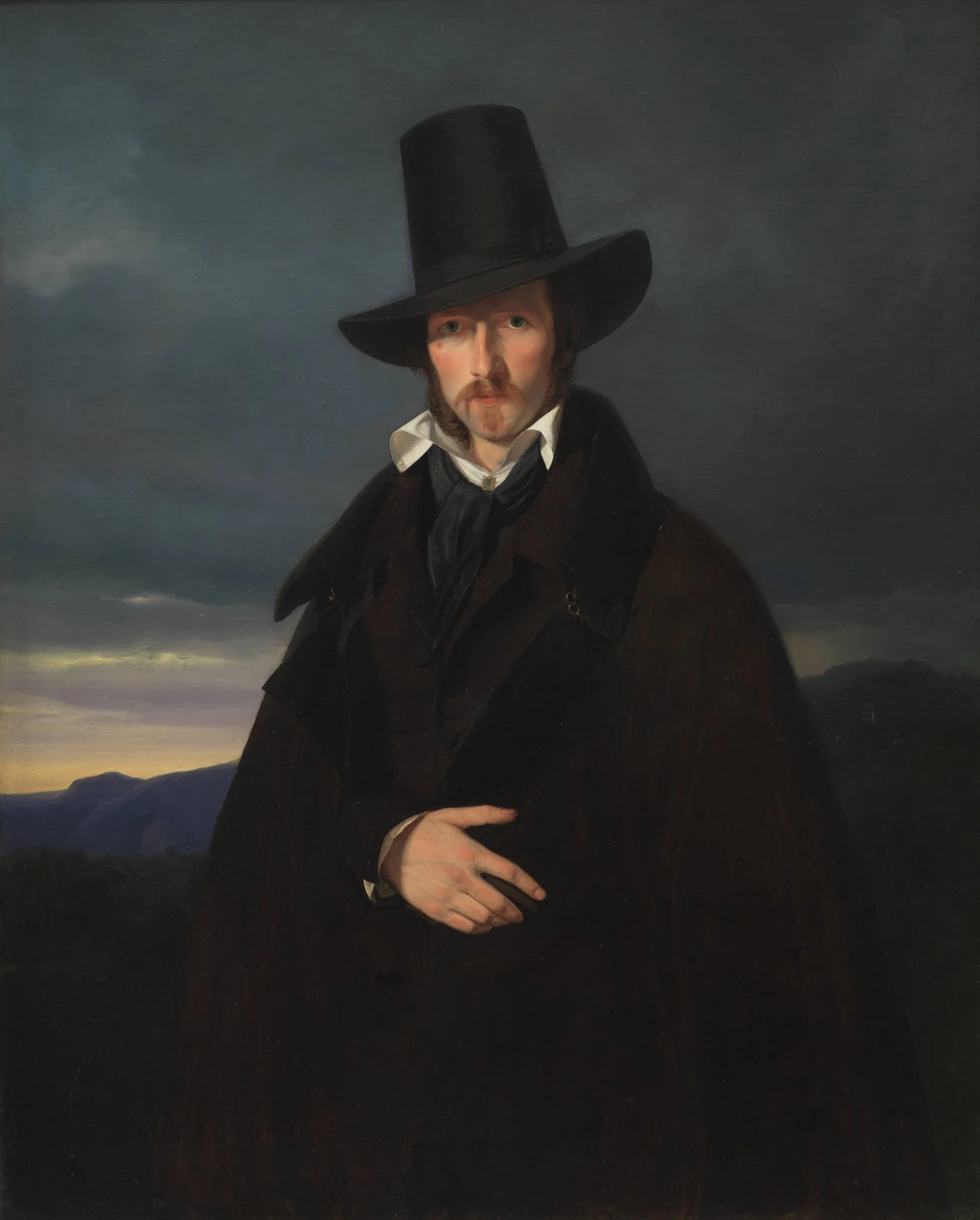 Portrait of the German Painter Wilhelm von Kaulbach, by Unknown, unspecified, 1832