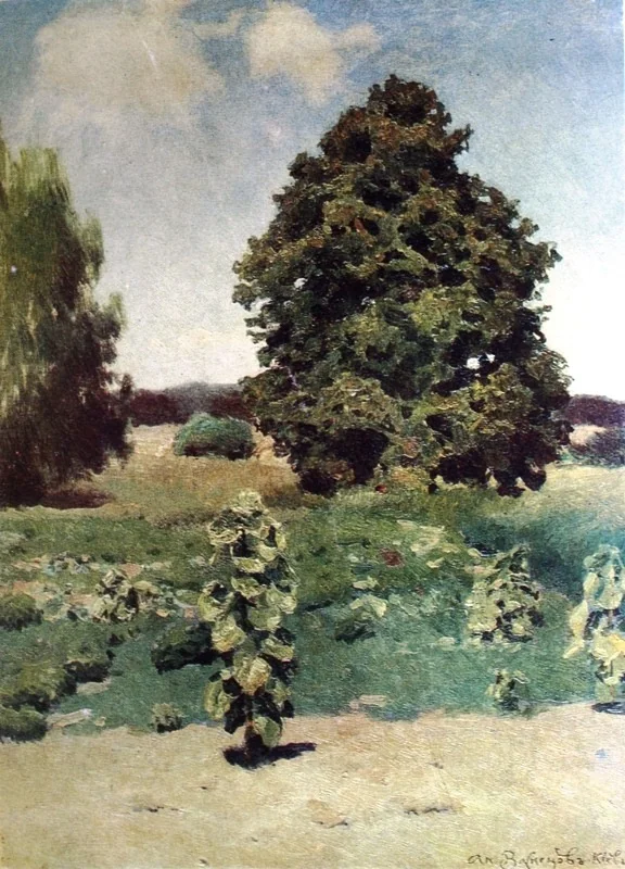 Summer day, by Apollinary Vasnetsov, oil, 1904