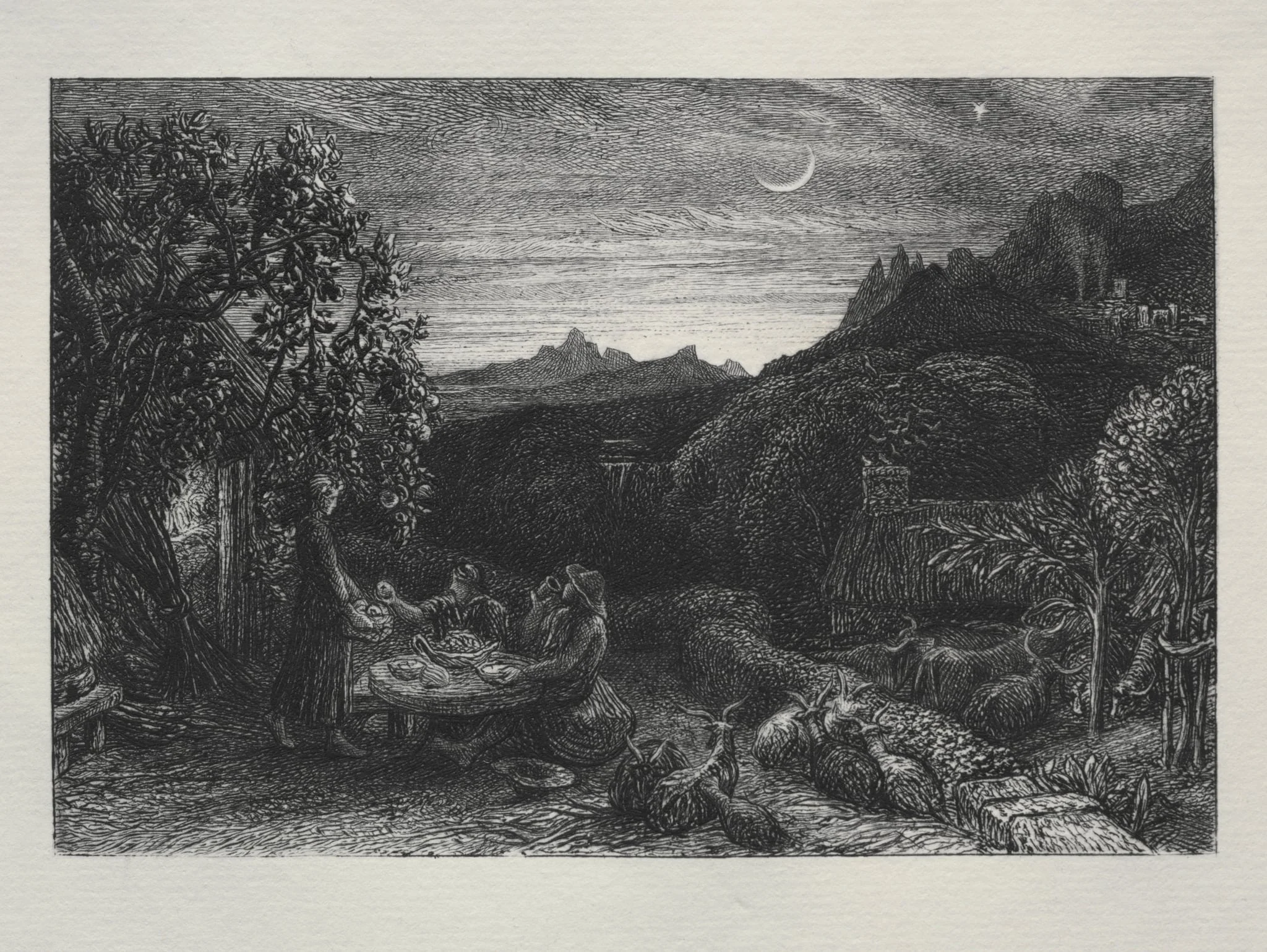 The Homeward Star, by Samuel Palmer, 1883